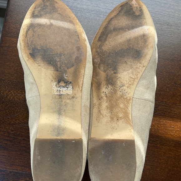 J.Crew Factory Faux-suede loafers with tassels - cream - Picture 5 of 8